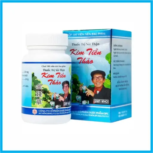 [KIMTIENTHAOOPC_BAOPHIM_TKKD] Kim Tiền Thảo (Bao phim) OPC (Chai 100 viên)