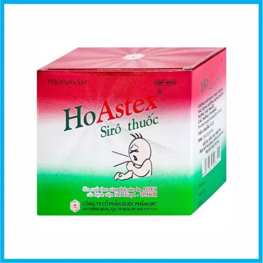 [HOASTEX_30GOI_TKKD] Ho Astex (Hộp 30 gói x 5ml)