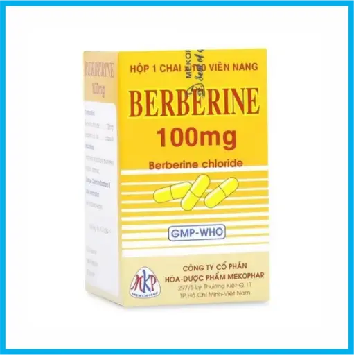 [BERBERINE_100MG_TKKD] Berberine 100mg (Chai 100 viên)