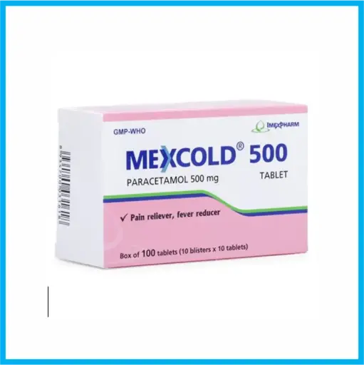 [MEXCOLD_500MG_TKKD] Mexcold 500mg Imexpharm (Hộp 4 vỉ x 4 viên)