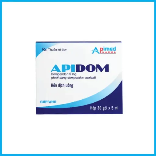 [APIDOM_5MG_TKD] Apidom Domperidon 5mg (Hộp 30 gói)