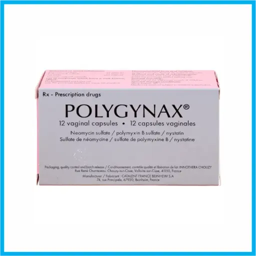 [POLYGYNAX_12VIEN_TKD] Polygynax Innothera Chouzy (Hộp 2 vỉ x 6 viên)