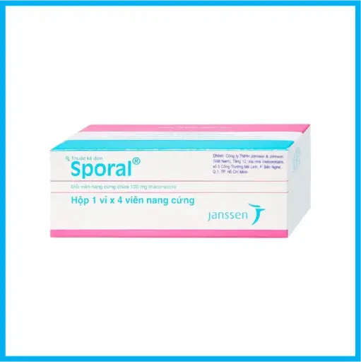 [SPORAL_4VIEN_TKD] Sporal Janssen (Hộp 1 vỉ x 4 viên)