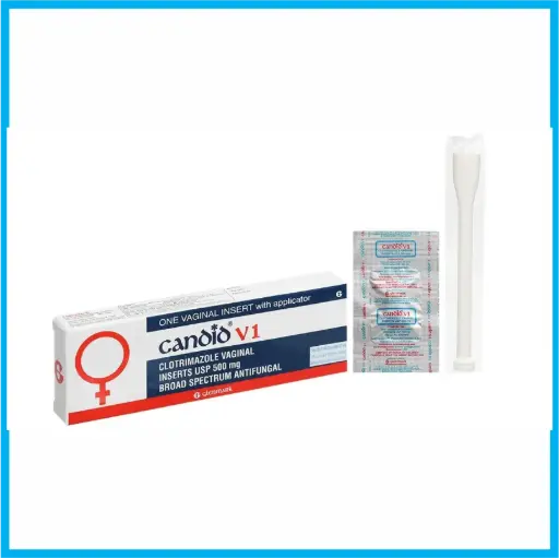 [CANDIDV1_1VIEN_TKKD] Candid-V1 Glemark (Hộp 1 vỉ x 1 viên)