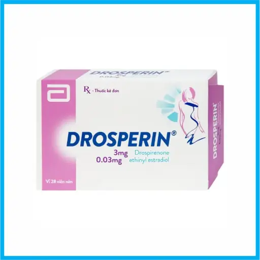 [DROSPERIN_28VIEN_TKD] Drosperin Abbott 0.3 (Hộp 1 vỉ x 28 viên)