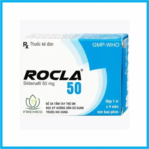 [ROCLA_50_TKD] Rocla 50 Fremed (Hộp 1 vỉ x 4 viên)