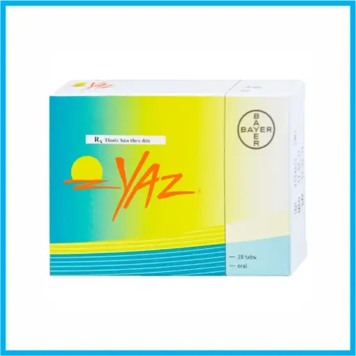 [YAZ_28VIEN_TKD] Yaz Bayer (Hộp 1 vỉ x 28 viên)