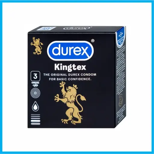 [BCSKINGTEX_3C_TBYT] Durex Kingtex (Hộp 3 cái)