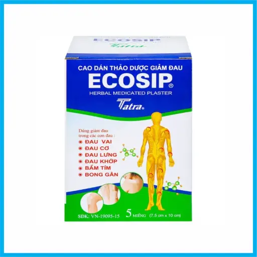 [ECOSIP_20GOIx5MIENG_TKKD] Ecosip (Hộp 20 gói x 5 miếng)
